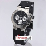 불가리  스포츠 디아고노 크르노그래프 Rubber밴드