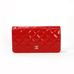 샤넬장지갑 페이던트 램스킨 레드 신상