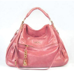 미우미우 칼프스킨 숄더백 0018 핑크