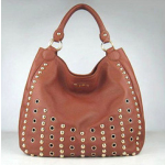 미우미우 1820 호보백 브라운