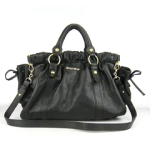 미우미우 58008 토트백 블랙