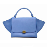 셀린느 2011 FW 트라페제 스카이블루 램스킨