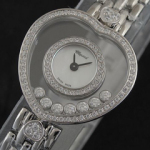 쇼파드 해피스포츠 하트 은장 큐빅