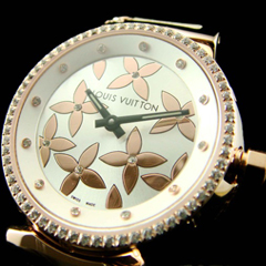 루이비통 탕부르 여성용 로즈골드