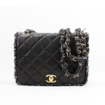 샤넬 11FW 램스킨 2466 숄더백 블랙