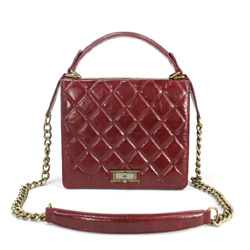 샤넬 12년 버클비 다크레드