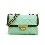 샤넬 2012년 램스킨 플랩숄더백 H2531 에메랄드