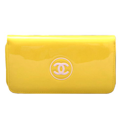 샤넬 페이튼 지퍼형 장지갑 CL-1030 옐로우