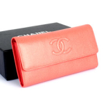 샤넬 캐비어 지갑 똑딱이형 CL-0887