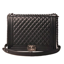 샤넬 램스킨 보이백 라지 CL-0782 블랙