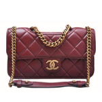 샤넬 엣지 플랩백 CL-0852 버건디