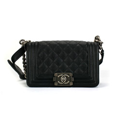 샤넬 캐비어 보이백 스몰 엔틱실버 [5가지색상] C-363333