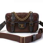 샤넬 13 체인 벨트로백 브라운