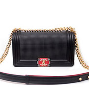 샤넬 14 크루즈 보이백 블랙