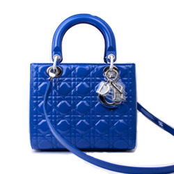 크리스찬디올 레이디디올백 스몰 페이던트 블루