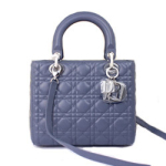 크리스찬디올 레이디디올백 스몰 램스킨 그레이