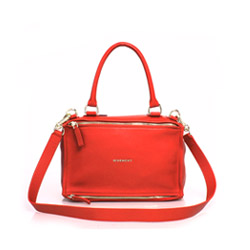 지방시 판도라백 스몰 염소가죽 레드
