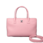 샤넬 서프백 핑크 은장