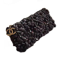 샤넬 램스킨 클러치 블랙