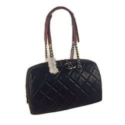 샤넬 램스킨 숄더백 블랙