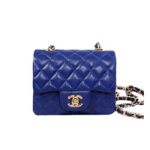 샤넬 캐비어 1115 미니 플랩백16cm 네이비/금장