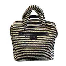 샤넬 크루져라인 스트라입 토트 여행가방