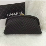 샤넬 16년 램스킨 파우치백
