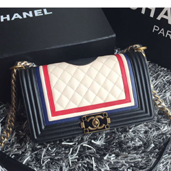 샤넬 16년 멀티컬러 보이백