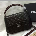 샤넬 16년램스킨 플랩 토트 앤 숄더백