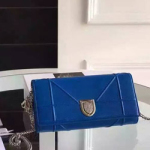 크리스찬 디올 16년 크로스백 블루