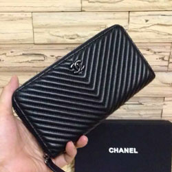 샤넬 지퍼 월릿  A50497