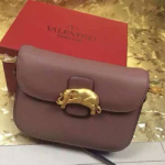 발렌티노 크로스백 버건디