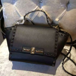 발렌티노 토트숄더백 올블랙