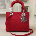 크리스찬디올 레이디디올백 레드
