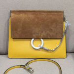 끌로에 faye 플랩백 브라운 라지