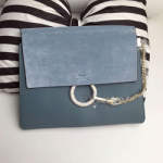 끌로에 faye 플랩백 브라운 라지