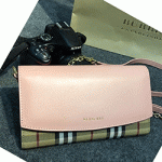버버리 체인 체크 숄더백