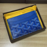 고야드 카드지갑 블루