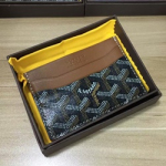 고야드 카드지갑 브라운