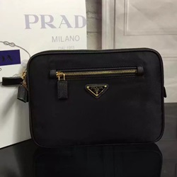 프라다 메이컵 가방 블랙