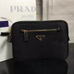 프라다 메이컵 가방 블랙