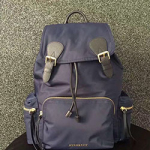 버버리16FW 가죽 트리밍 나일론 백팩