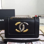 샤넬 엔틱콤비 빅로고 플랩백