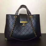 샤넬 램스킨 토트백