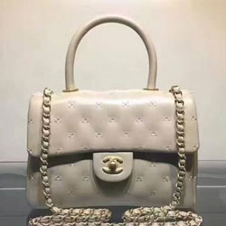 샤넬 17ss 플랩 핸들백