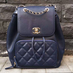 샤넬 캐비어 백팩