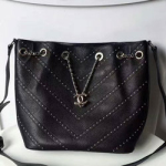 샤넬 램스킨 투톤 크로스백