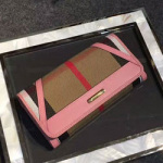 버버리 똑딱이 장지갑 