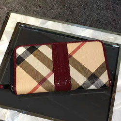 버버리 똑딱이 장지갑 