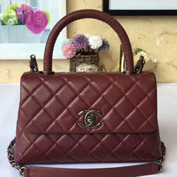 샤넬 17ss 클래식 코코핸들 23cm